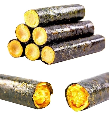 Leckeres 90G Meeresfrüchte Snack Garnelen Kabeljau und Fleisch Floss Geschmack mit Algen Nori Roll