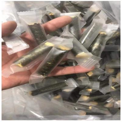 Leckeres 90G Meeresfrüchte Snack Garnelen Kabeljau und Fleisch Floss Geschmack mit Algen Nori Roll
