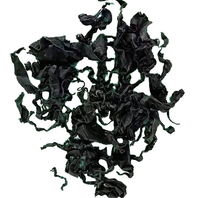 Normale Zutaten Algen Dunkelgrün Trocknete Meeresalgen Geruch Duftreich Trockene Schnittalgen Wakame