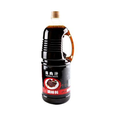 Teriyaki-Sauce ohne Zusatzstoffe 1,8 L. Chinesische braune Gewürze für Grill und Sushi-Gewürze