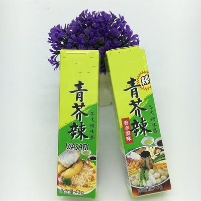 Bereit zum Essen Würzige Pfefferrübenpaste 43g*10 Stäbchen Wasabi-Paste für Sushi-Soße