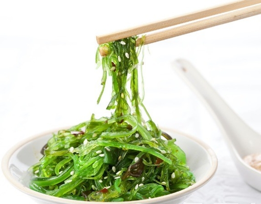 1kg Hiyashi Wakame Stil gefroren Chuka Wakame Algen Salat Japan FROZEN Stil