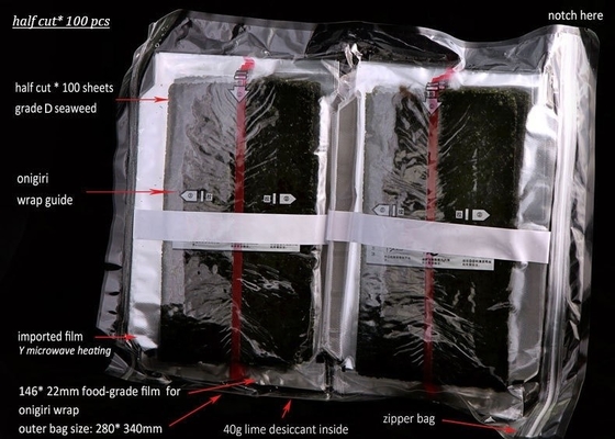 Dreieck Temaki Sushi Reiseroll Verpackung Geröstete Algen Onigiri Nori aus Jiangsu