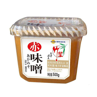 500G Traditionelle rohe salzige Miso-Paste mit kostenlosem personalisiertem Logo Sojabohnen-Paste Miso