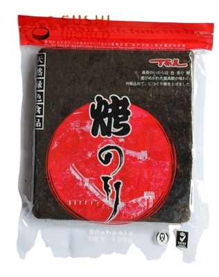 Biologische geröstete Nori-Snackblätter gesunde Algenblätter für den normalen Verzehr