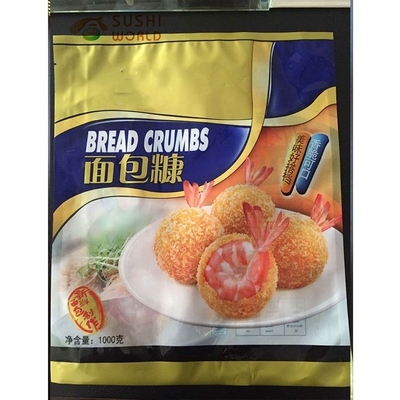Normale gelbe und weiße Panko-Brotkrümel für japanischen Sushi-Geschmack
