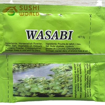 Mini Wasabi Sachet 0,0025-0,05 kg Ihr Gewürz für scharfen Geschmack