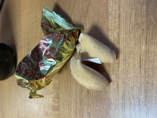 Gewöhnliche, benutzerdefinierte Glückskeks zur täglichen Ermutigung
