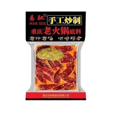 12 Monate Haltbarkeit Hotpot Suppe Basis Gewürz Individualisierte Verpackung für die Lageransendung