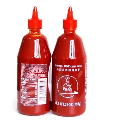 Chinesische Sriracha Hot Chili Sauce perfekt für die Pastetenform und die Speiseanleitung