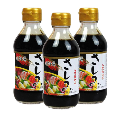 Ein-Stopp-Service Helle leichte Sashimi Sojasauce für japanisches Sushi Haltbarkeit 12 Monate