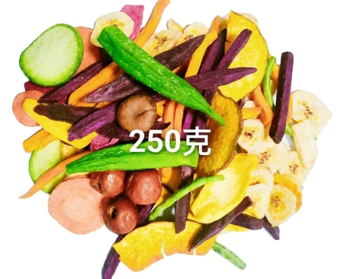 Trockene Obst- und Gemüsechips - eine köstliche Ernährungsquelle