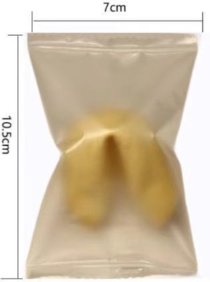 Textur Harte chinesische Süßigkeiten GK Mehl Quadratform Custom Fortune Cookie koreanische Snacks