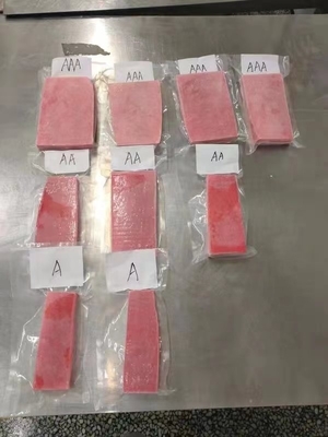 Shandong Gefrierter Gelbflossen Thunfisch 0,4 / 0,6 / 0,8 kg Sashimi Maguro für die Adresse