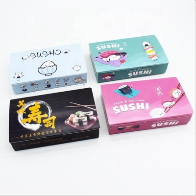 Leckdichte Sushi-Bento-Papierbox 17*10,3*3,6cm mit Sushi-Tray-Typ