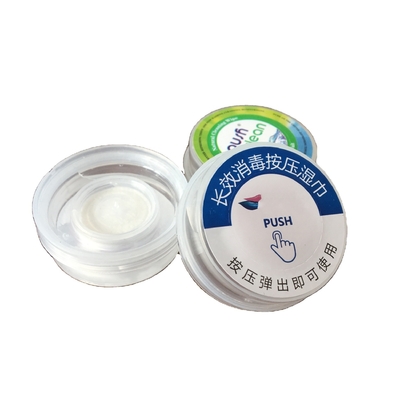Bequeme 1 Ply Biologisch abbaubare Tablette Komprimierte Serviette mit Jungfräulichen Holzpulp Schicht