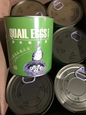 Eier mit hohem Eiweißgehalt, frisches Tafel Ei, braun und weiß, gekocht, 425 g, in Dosen, gesalzen