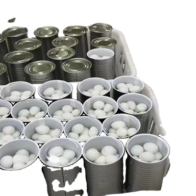 Eier mit hohem Eiweißgehalt, frisches Tafel Ei, braun und weiß, gekocht, 425 g, in Dosen, gesalzen