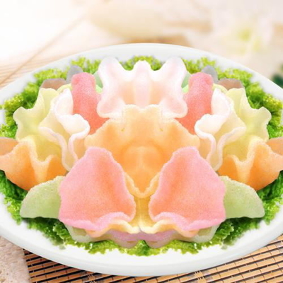 Snack auf Meeresfrüchte Snack Halal Shrimp Cracker mit normalen Zutaten Eine perfekte Kombination