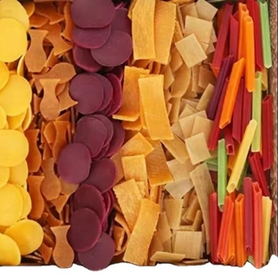 Normale rosa Kartoffelchips Tintenfisch Rollen Garnelenstreifen Embryonenmaterial Farbiges Rot-Weiß-Garnelen Cracker