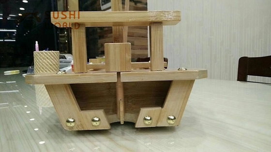 Beeindrucken Sie Ihre Gäste mit einer hölzernen Sushi-Boot-Brückenlaterne auf Ihrer nächsten Dinnerparty