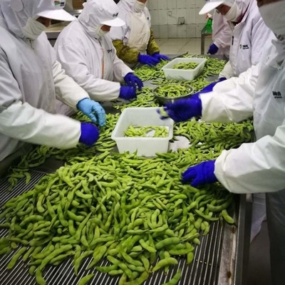 IQF-zertifizierte Tiefkühl-Edamame-Dampferzeugung der Klasse A für schnelle und einfache Snacks