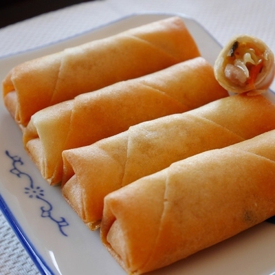 Chinesische Lebensmittel gefrorene Frühlingsrollen mit einer Haltbarkeitsdauer von 24 Monaten