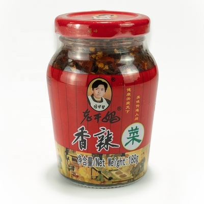 Laoganma 280g Glasflasche GK Wagyu Rindfleisch Sriracha Hot Chili Sauce CHILI RÖDES ÖL Brix % 0
