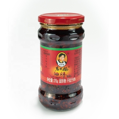 Laoganma 280g Glasflasche GK Wagyu Rindfleisch Sriracha Hot Chili Sauce CHILI RÖDES ÖL Brix % 0