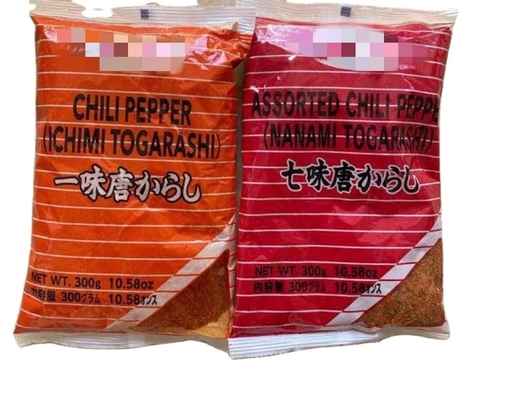 Erleben Sie die perfekte Mischung aus getrocknetem rotem Chili und Shichimi Nanami Togarashi Pulver