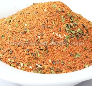 Erleben Sie die perfekte Mischung aus getrocknetem rotem Chili und Shichimi Nanami Togarashi Pulver
