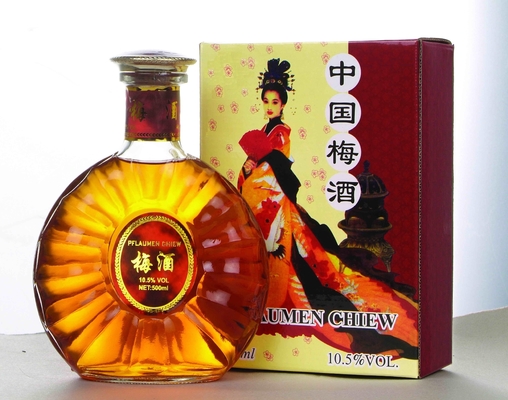 Chinesischer Stil Grüner Pflaumenwein OEM 10,5% 14% mit einer Haltbarkeit von 36 Monaten